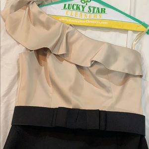 One shoulder fitted dress